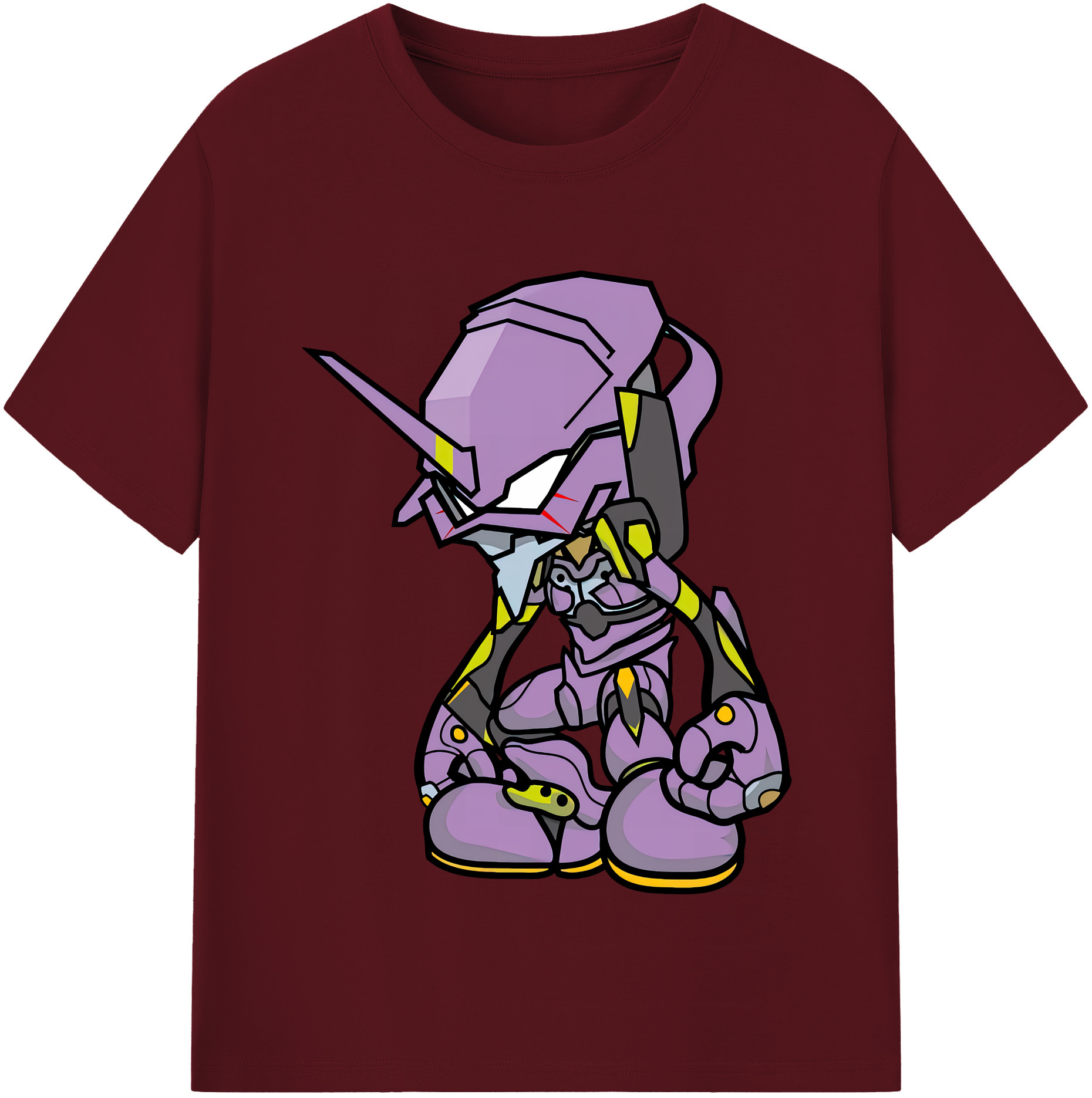 （画像用） EVA 新世紀エヴァンゲリオン 綿100％半袖Tシャツ（フロントプリント）
